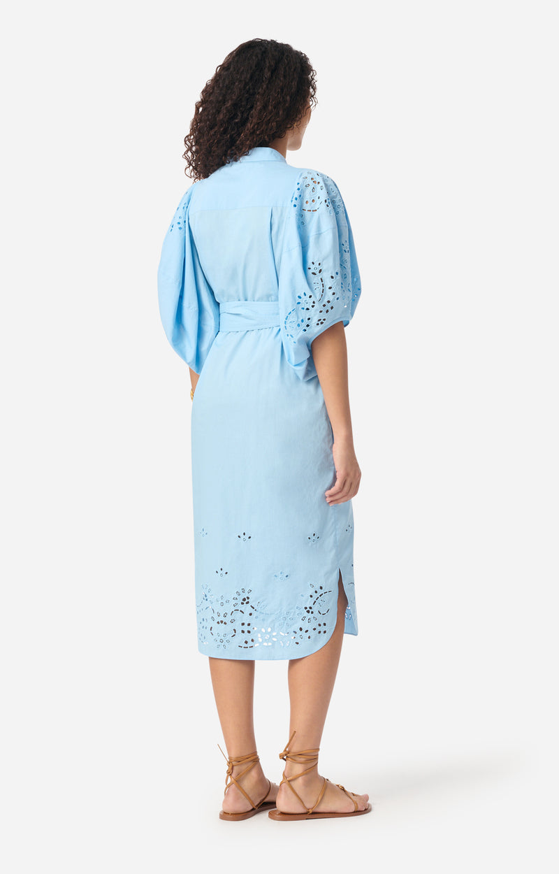 FLORA DRESS BLUE