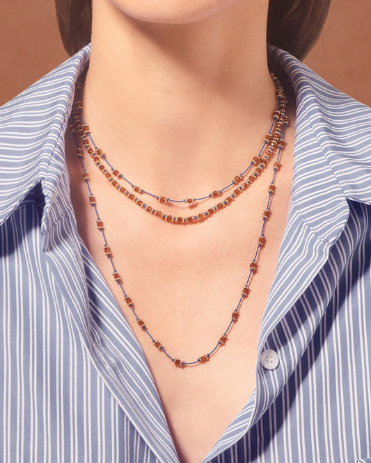 Kamala Necklace Garnets