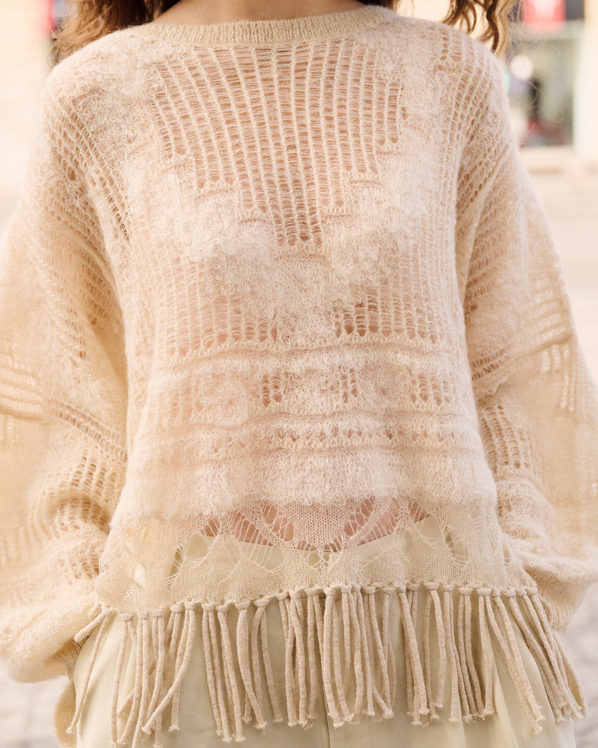 Roycen Sweater Offwhite – Mes Demoiselles Paris