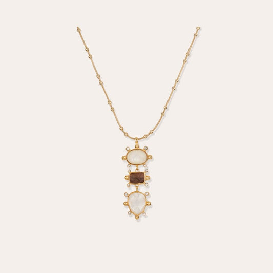 Tiki 3 Rows Necklace