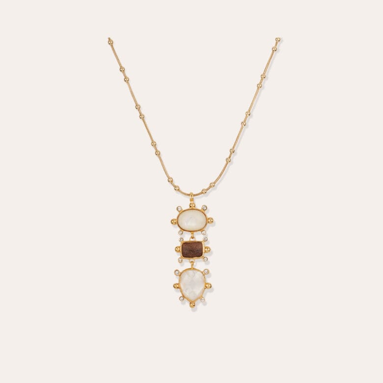 Tiki 3 Rows Necklace