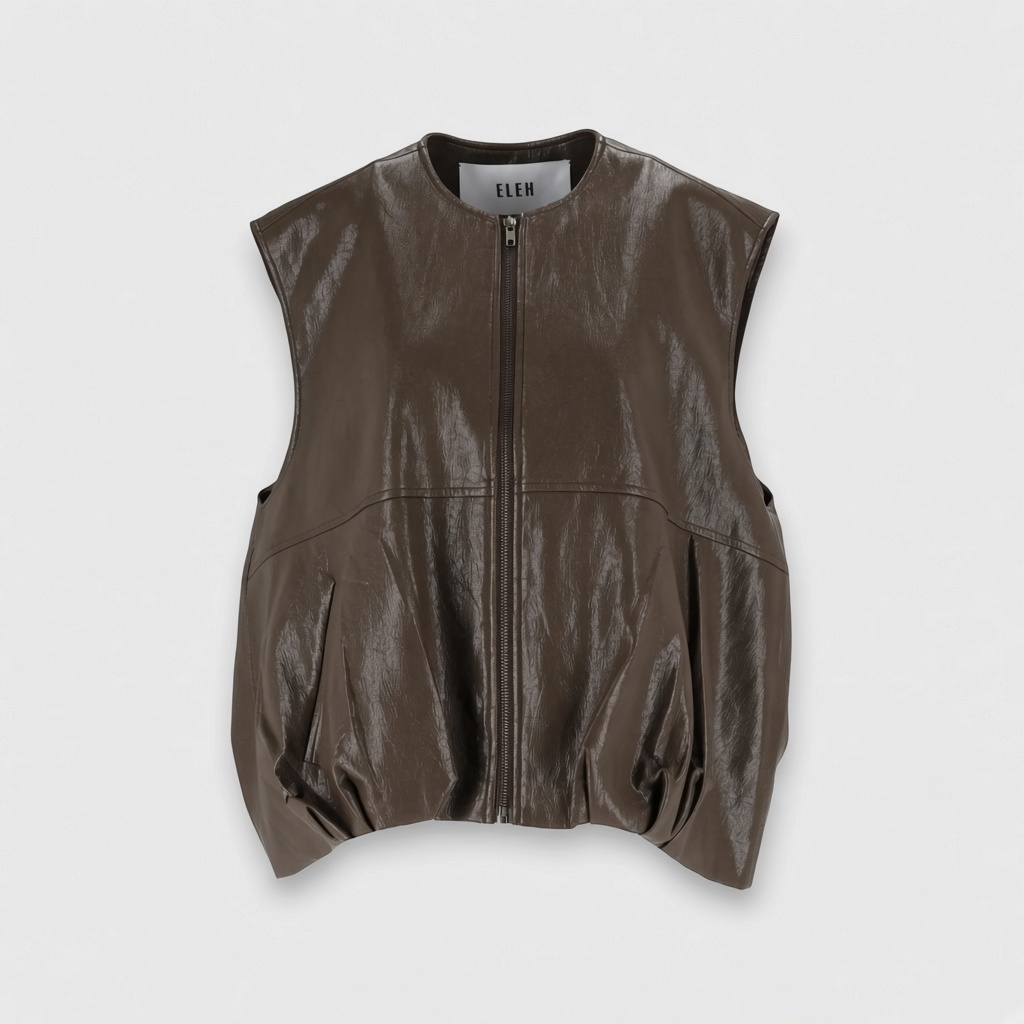 Rhum Vest Light Brown