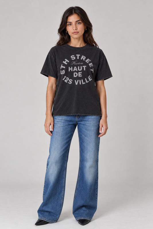 125th Street T-Shirt Pirate Black