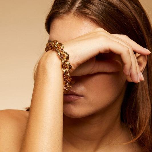 Vintage Chain Bracelet Gold