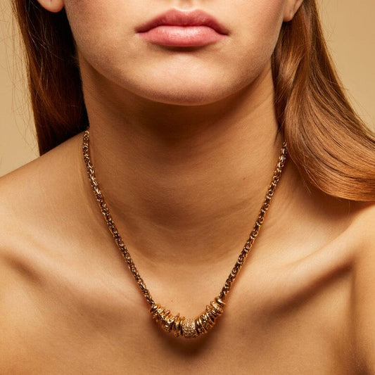 MARQUISE CHAIN NECKLACE GOLD