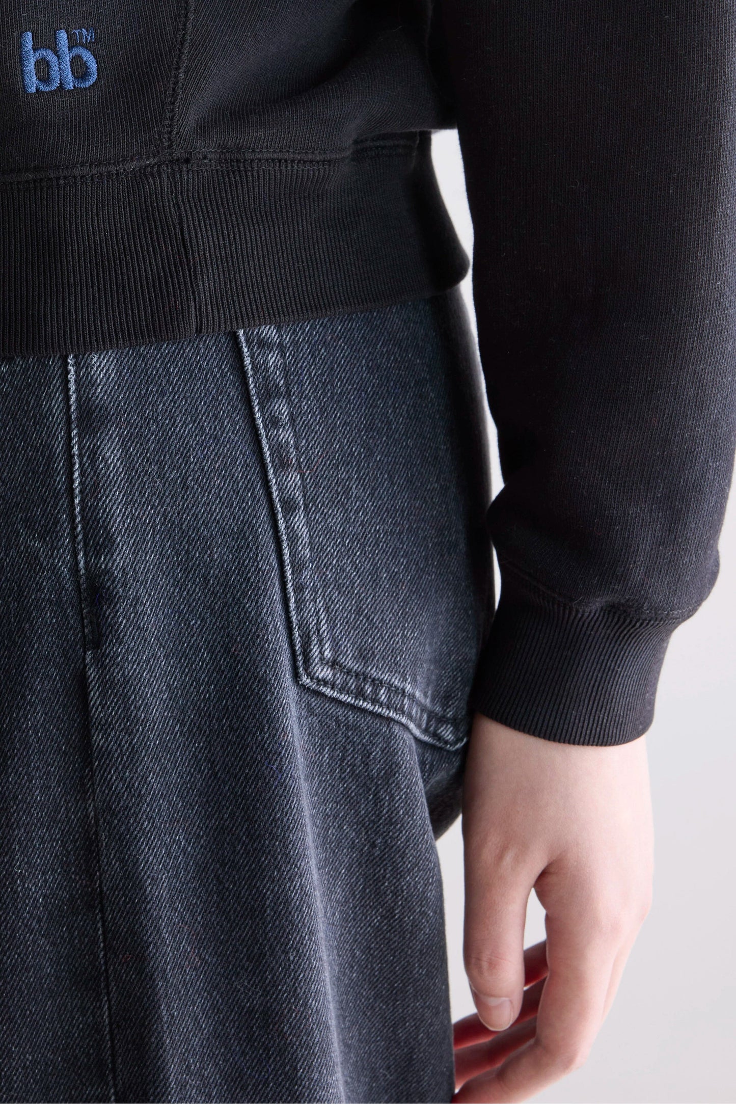 FELLA SWEATSHIRT BLACK BLUE