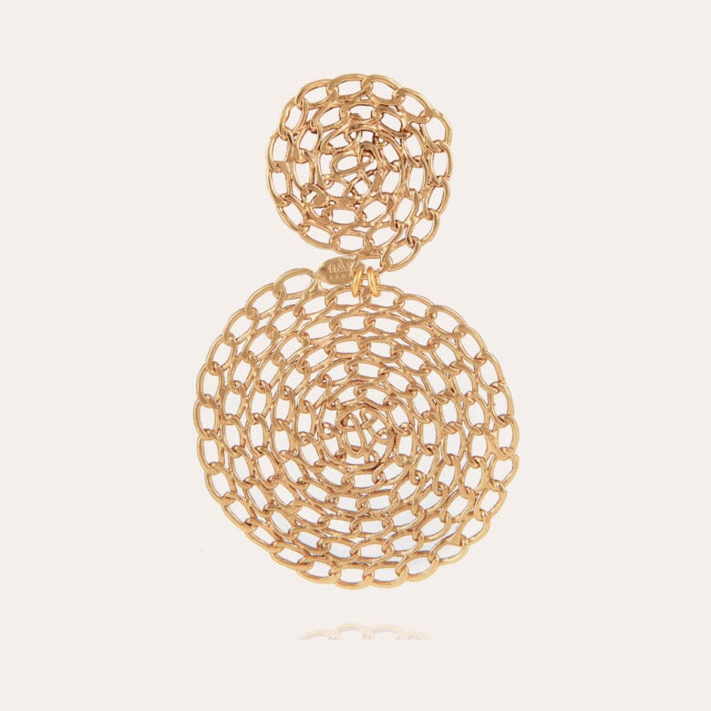 ONDE GOURMETTE EARRINGS GOLD