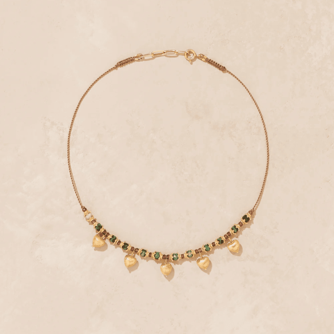 Dil 5 Necklace Ruby Soizite