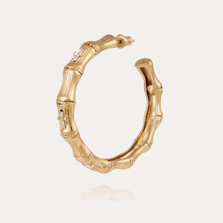 Bambou Big Earrings Gold