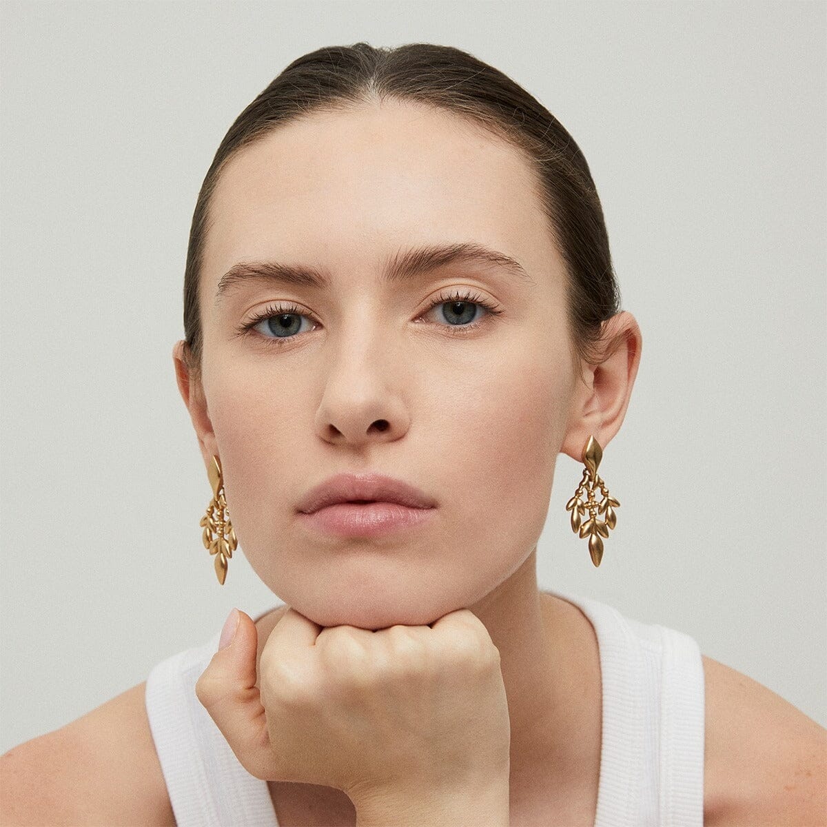 OLEA SMALL GOLD EARRINGS
