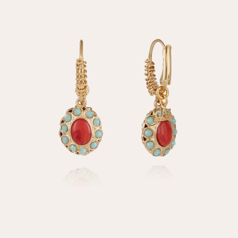 TAO SPLASH EARRINGS RED JASPER