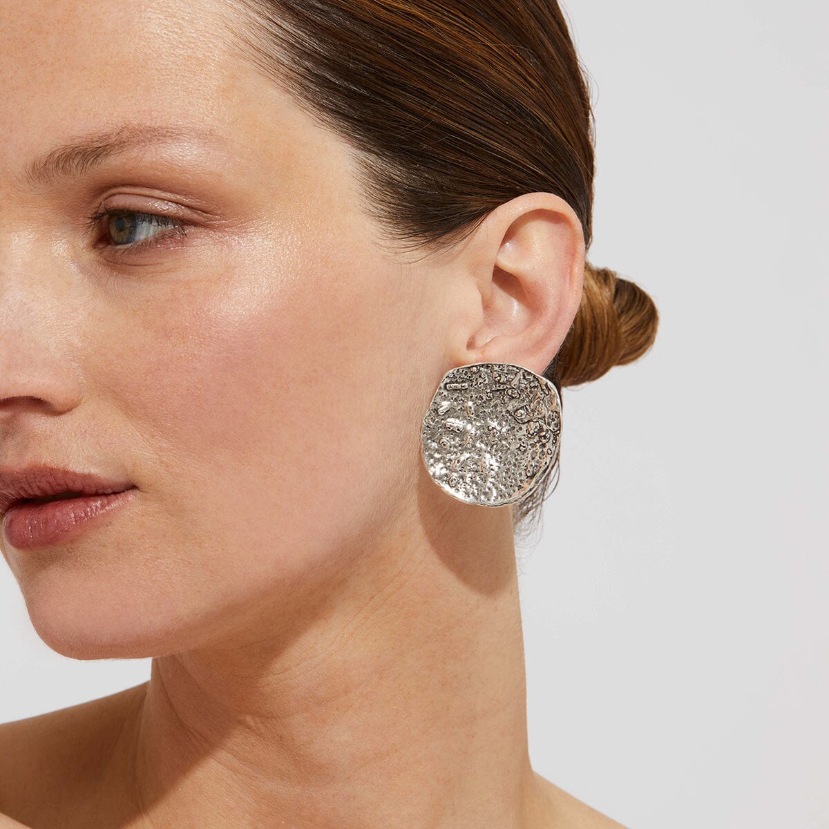 MOON ECLIPSE SILVER EARRINGS