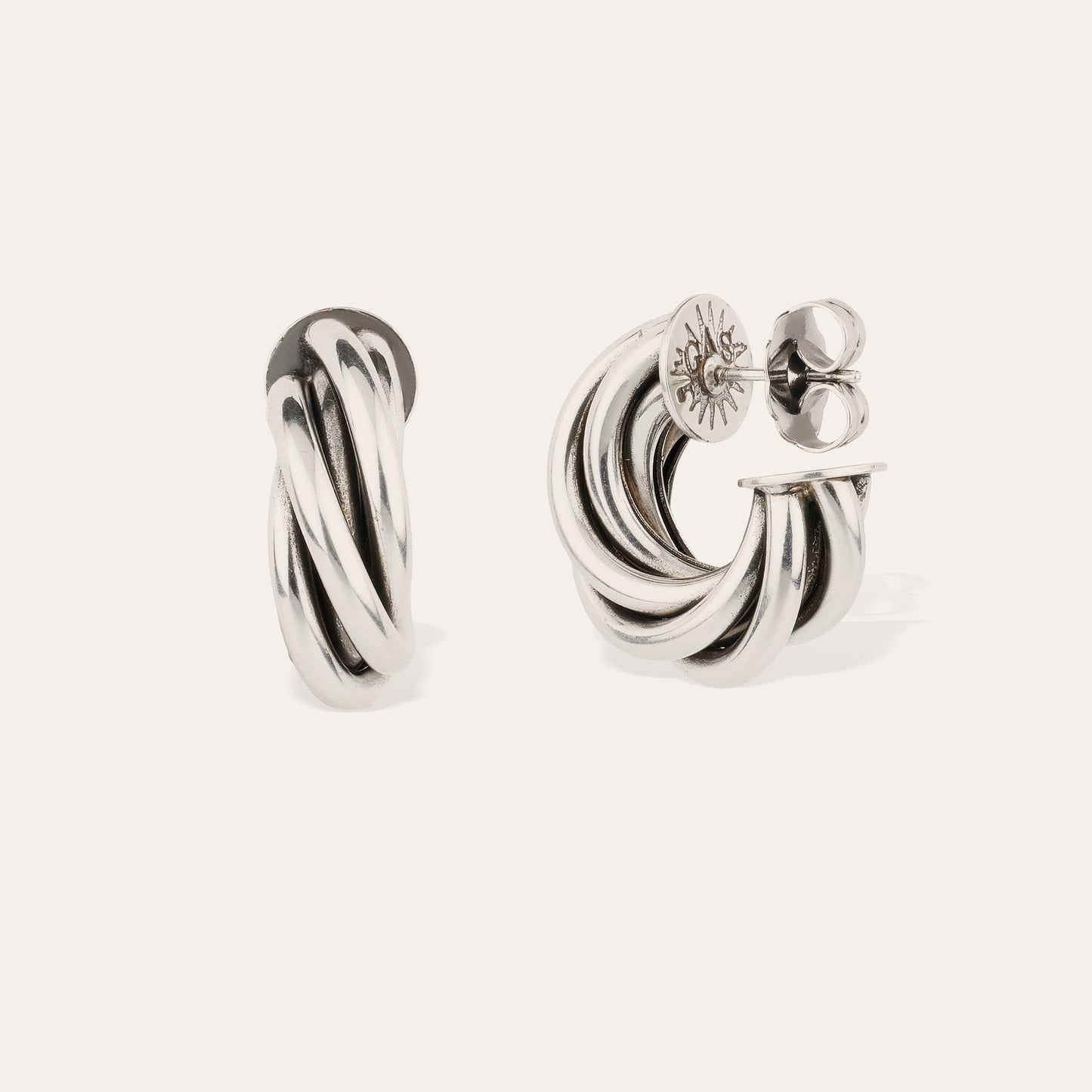 ATIK MINI SILVER EARRINGS