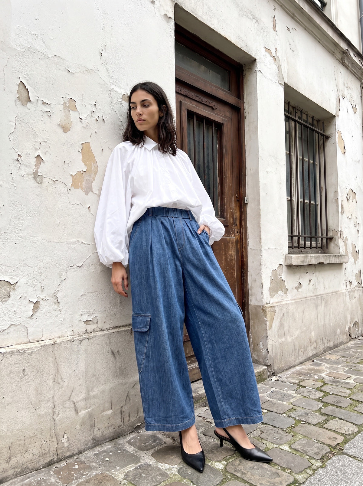 Rosa Wide Cargo Jeans