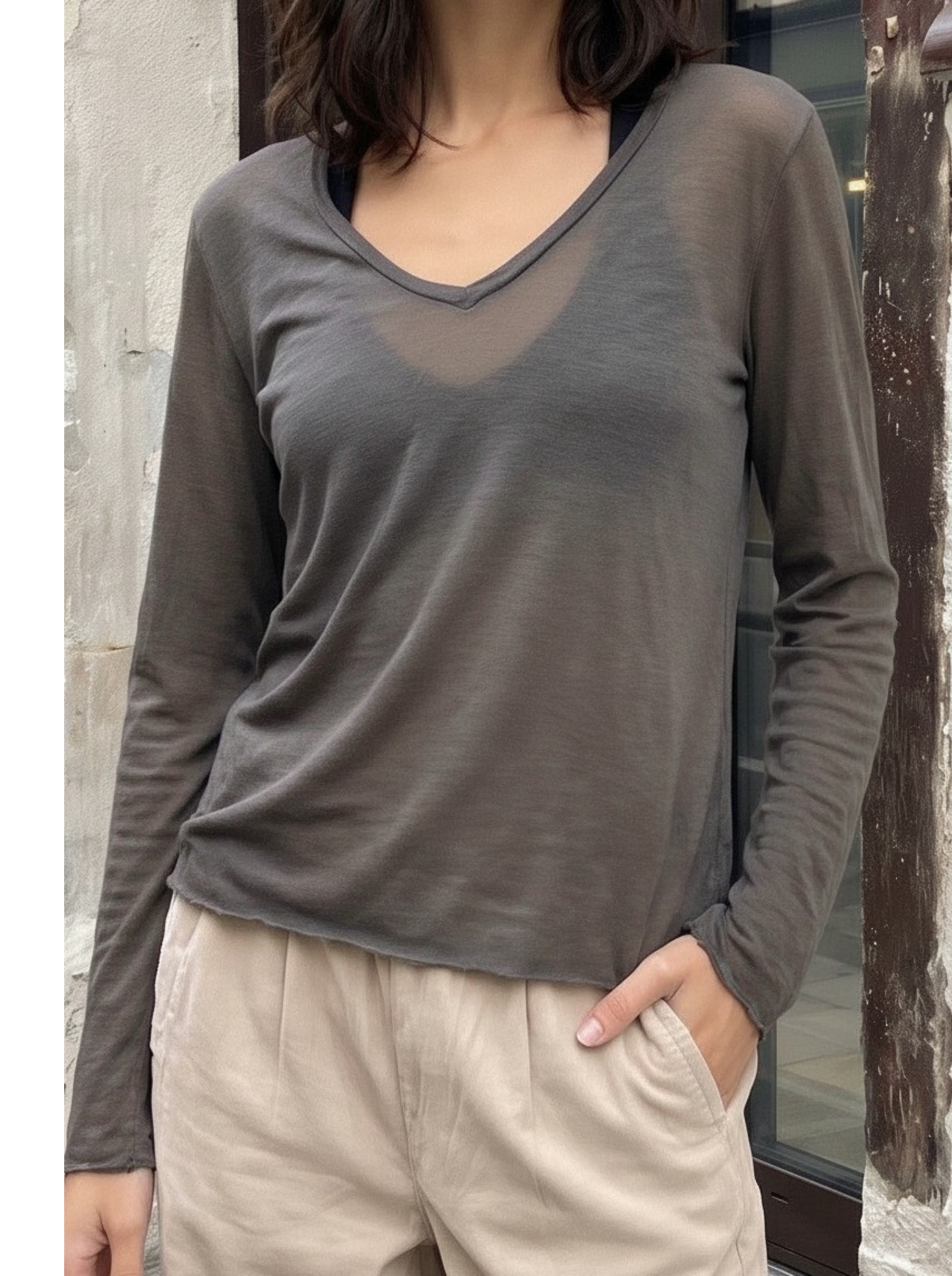 Skin T-Shirt Grey