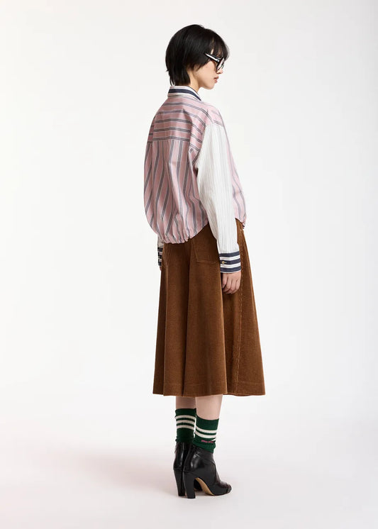 Kigi Corduroy Bermuda Brown Sugar – Essentiel Antwerp