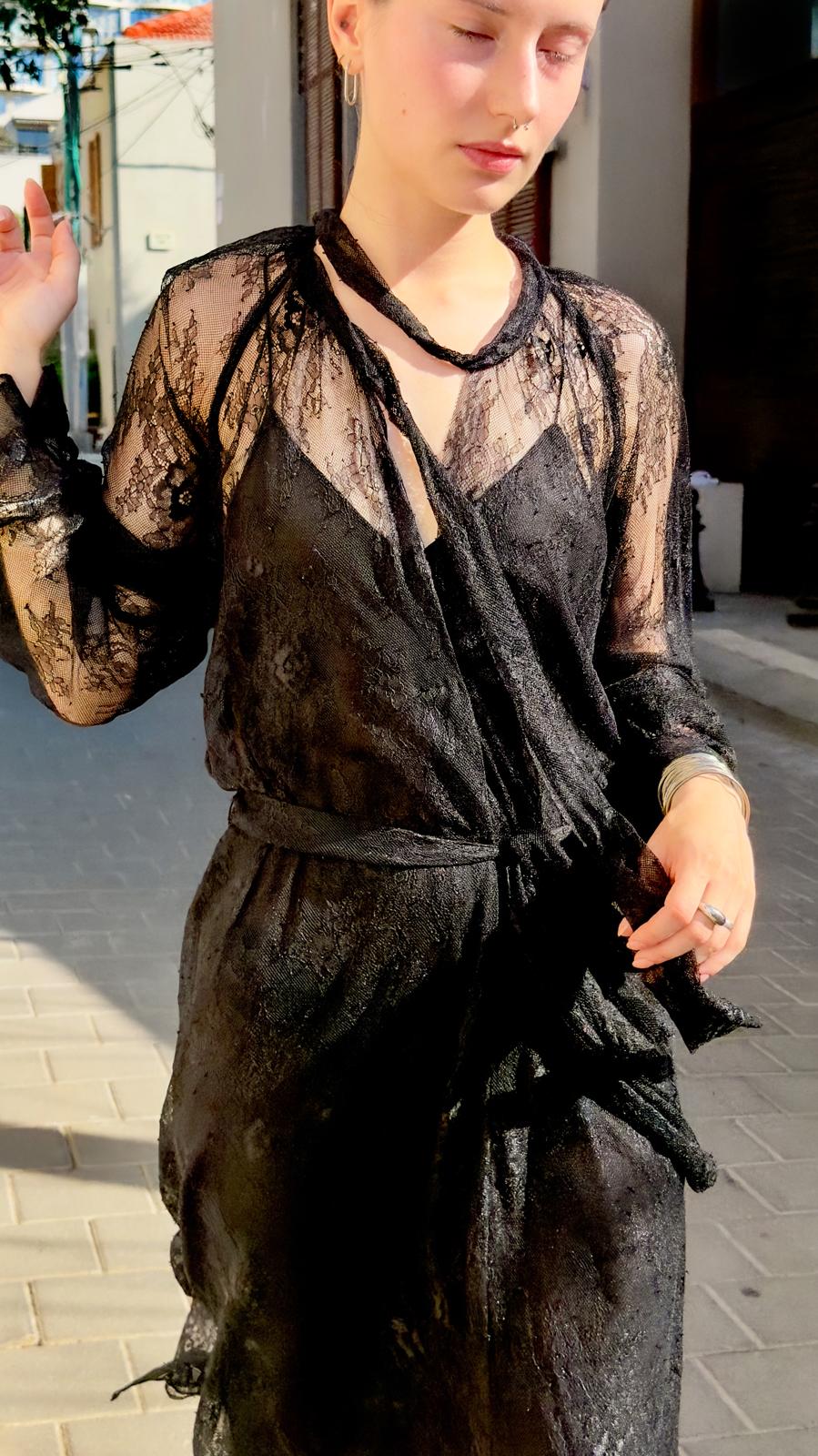 Lace Dress 15095 Black