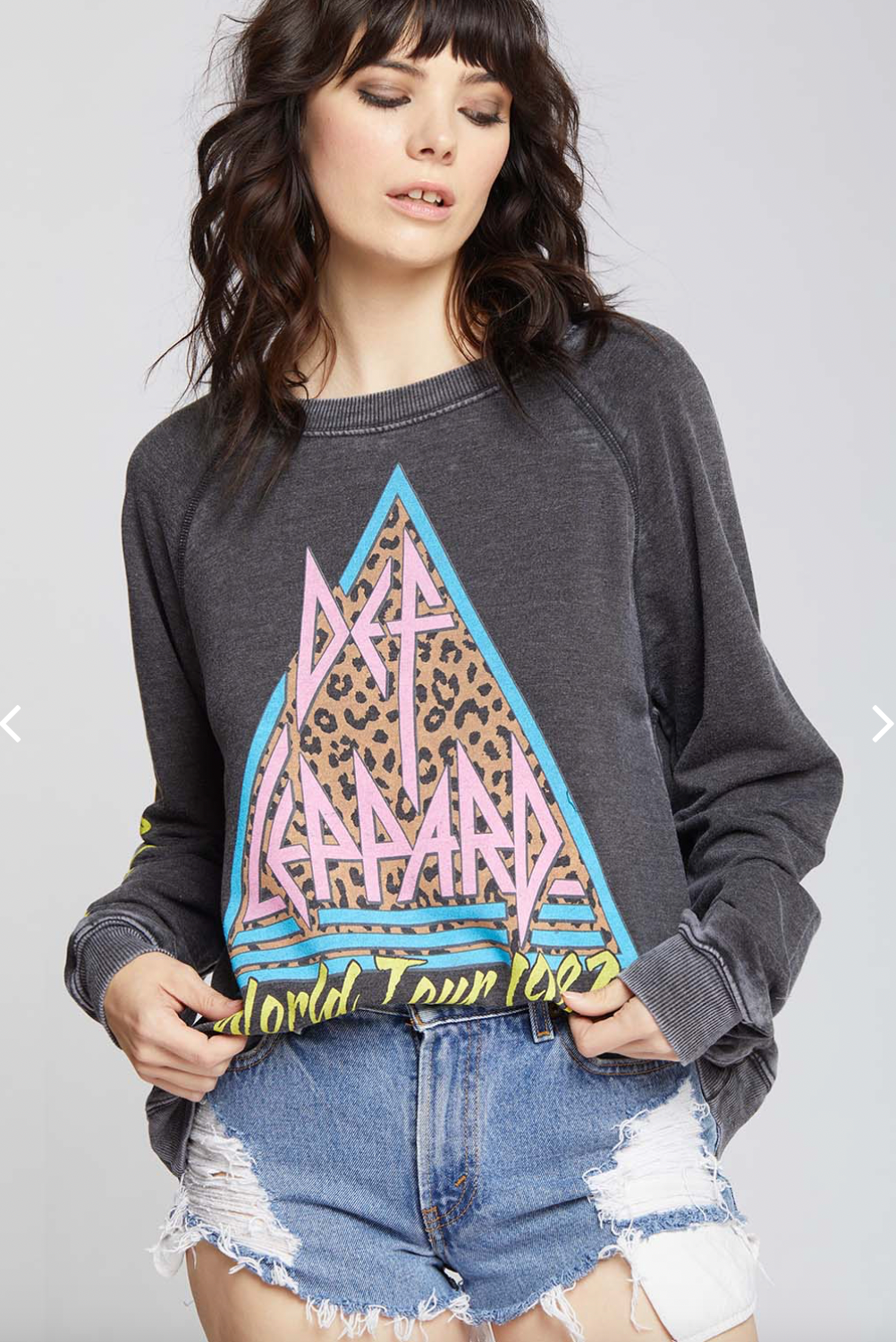 DEF LEPPARD SWEATSHIRT LEOPARD