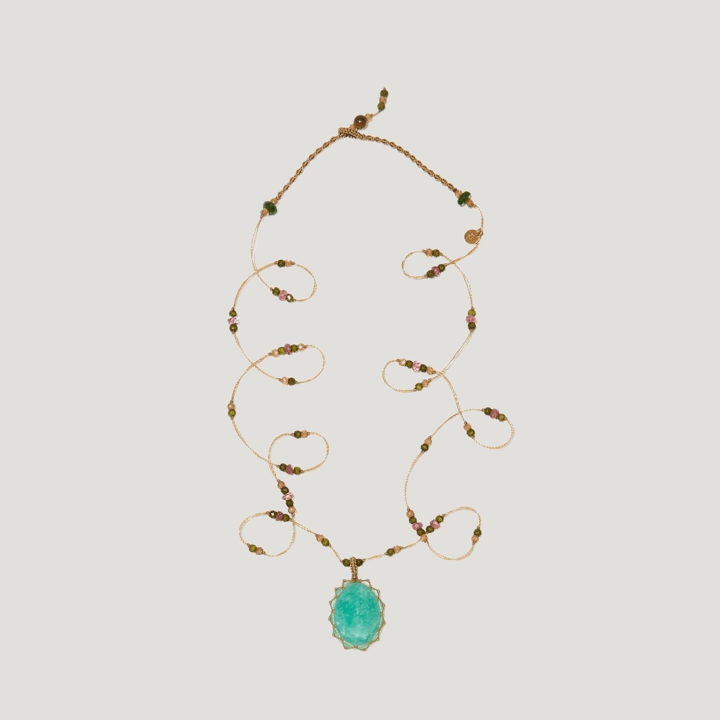 Amazonite Tibetan Necklace