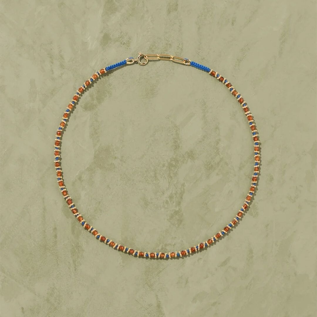 Kamala Necklace Garnets