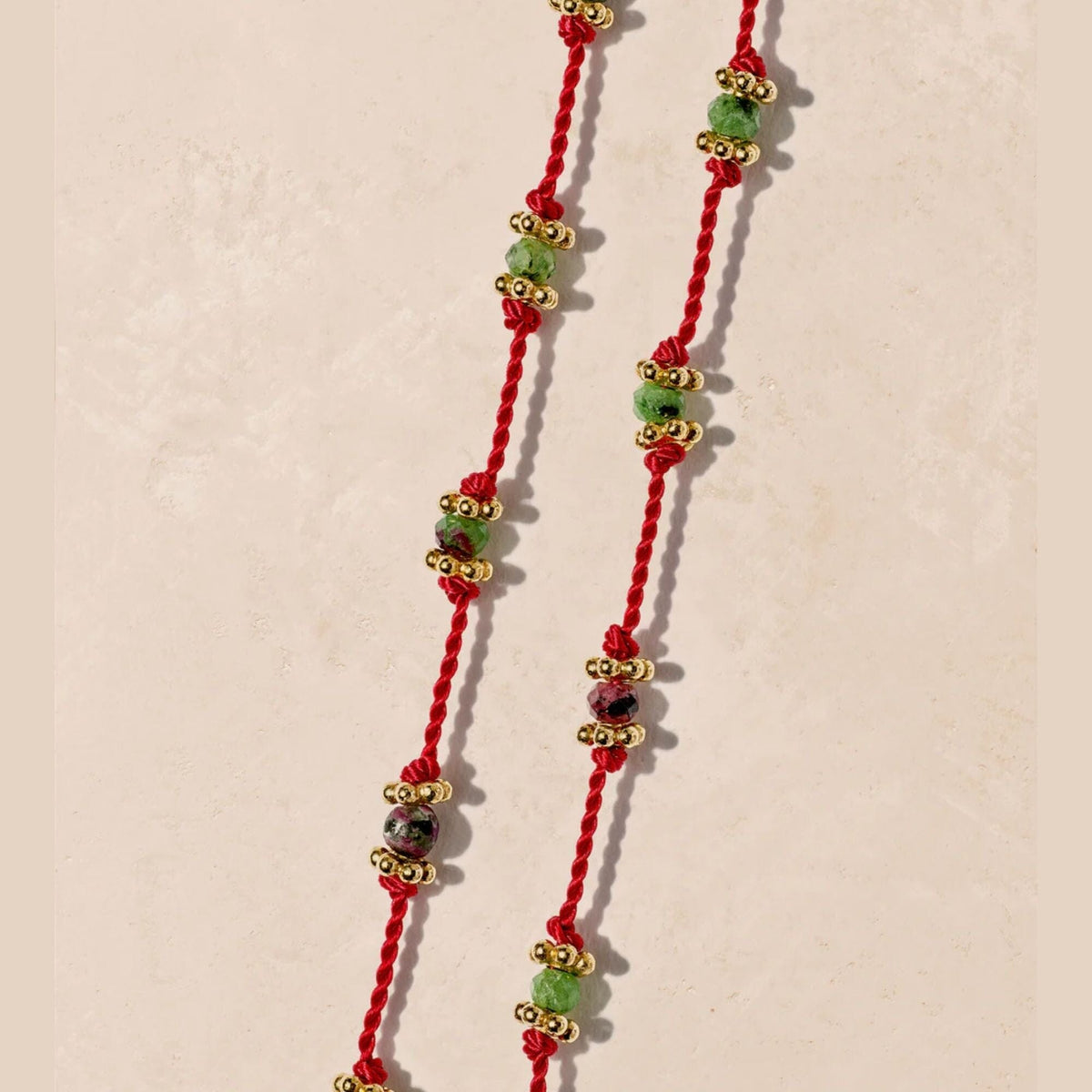 Lotus Bracelet Red