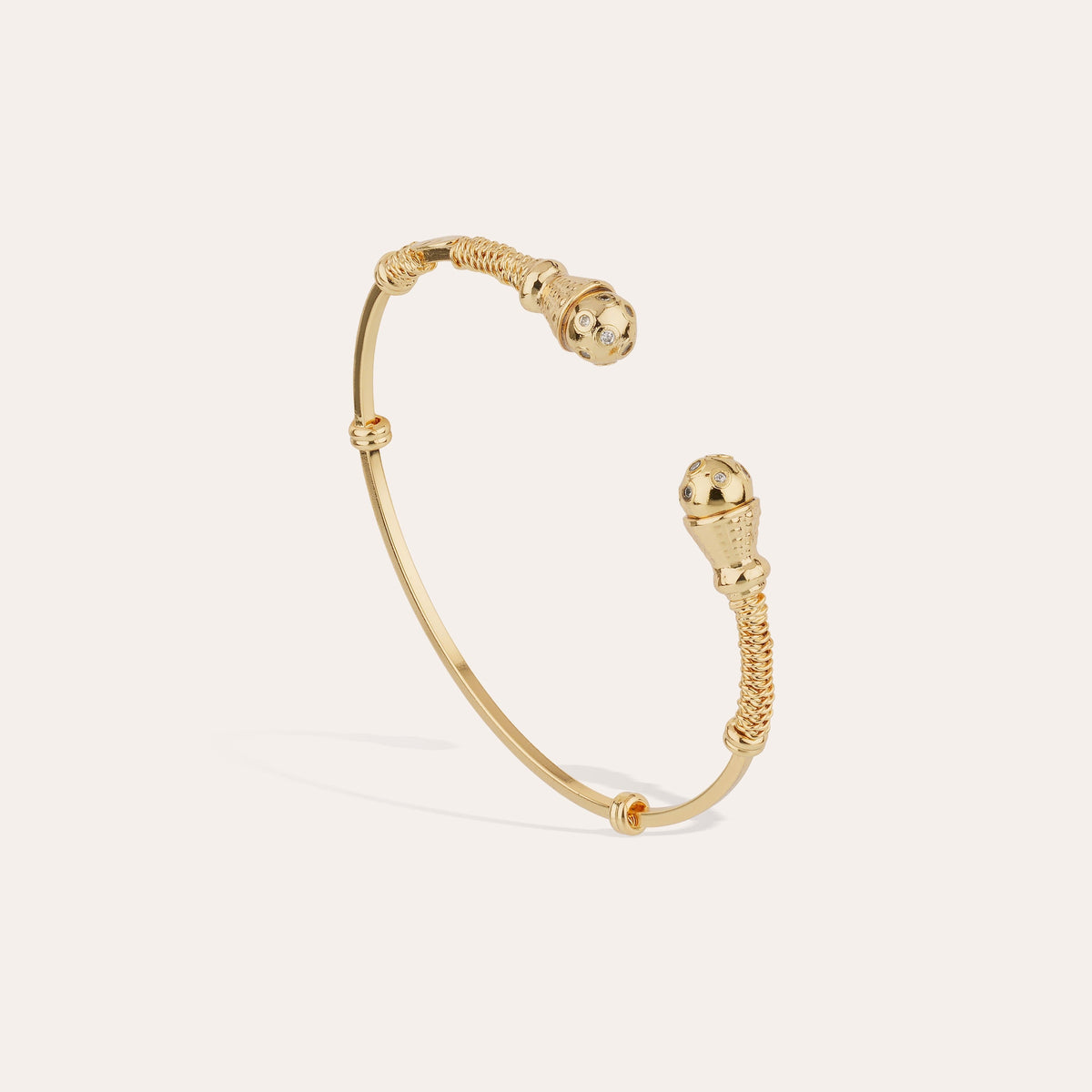 Epique Comete Large Bangle Gold