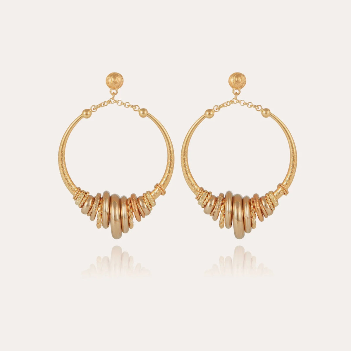 Maranzana Gold Earrings