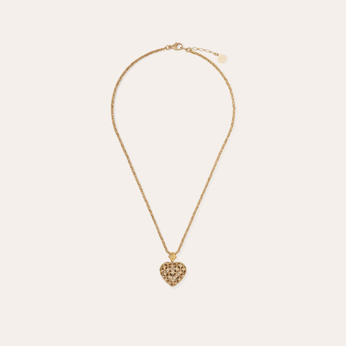 Coracao Small Chain Necklace Gold