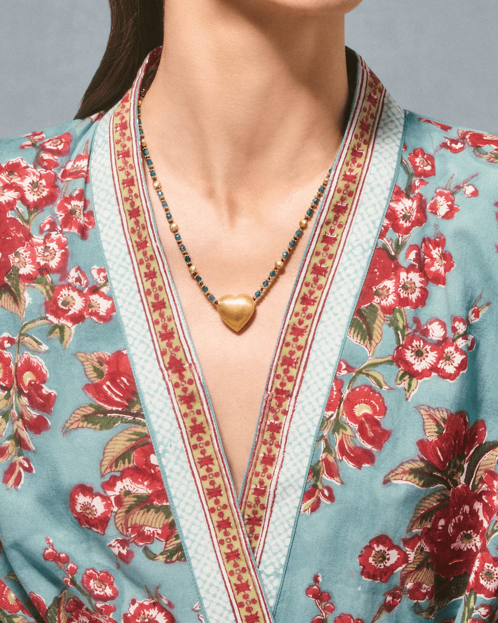 Big Dil Necklace Santa Maria Aqua Marine