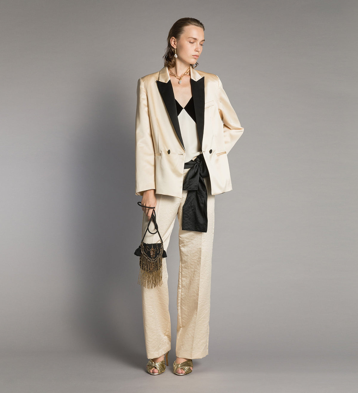 Duchesse Tuxedo Jacket 15360 Ivory