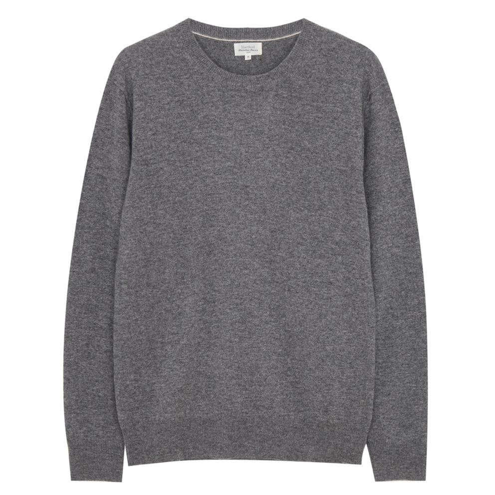 WOOL CASHMERE CREW SWEATER