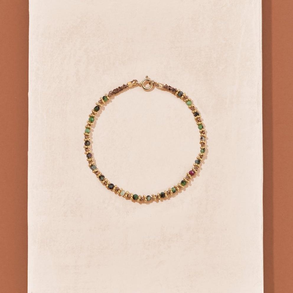 Kamala Bracelet Ruby Soizite