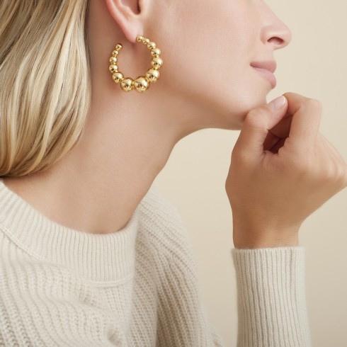 ANDY HOOP EARRINGS GOLD