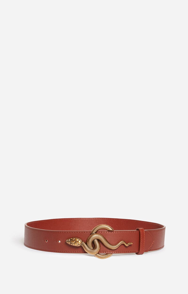 COGNAC LEATHER BELT 35MM