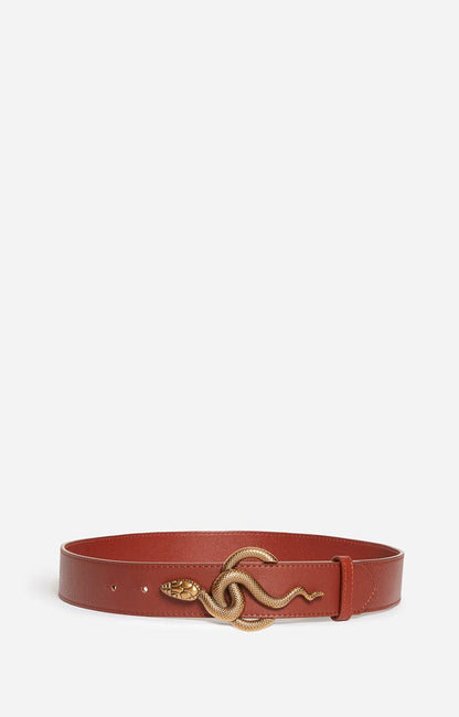 COGNAC LEATHER BELT 35MM