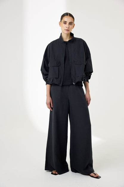 LEAF PANTS BLACK