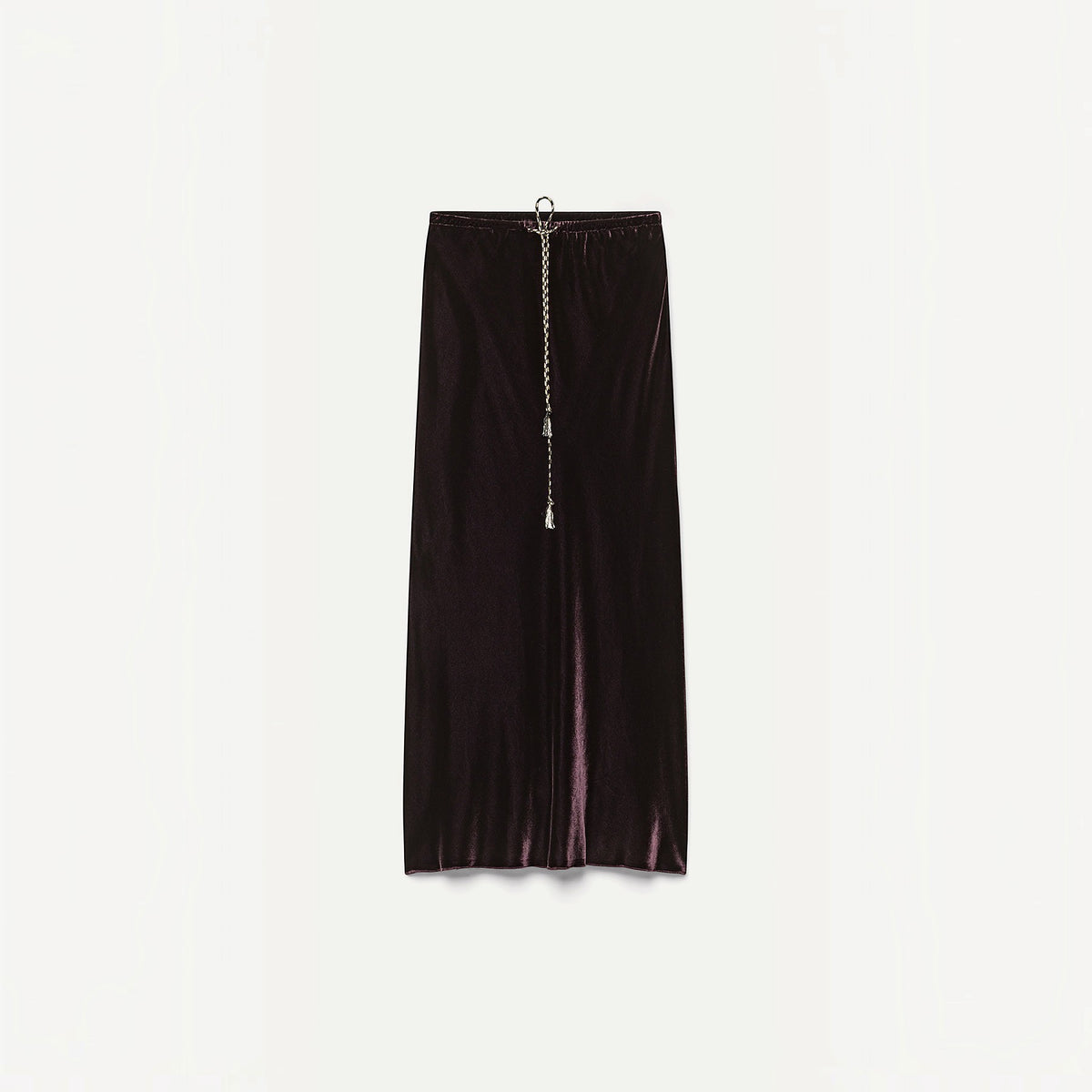 Velvet Midi Skirt 15358 Fondant
