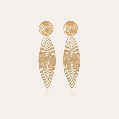 LONGWAVE PM EARRINGS GOLD