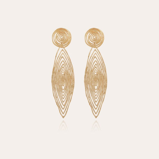 LONGWAVE PM EARRINGS GOLD