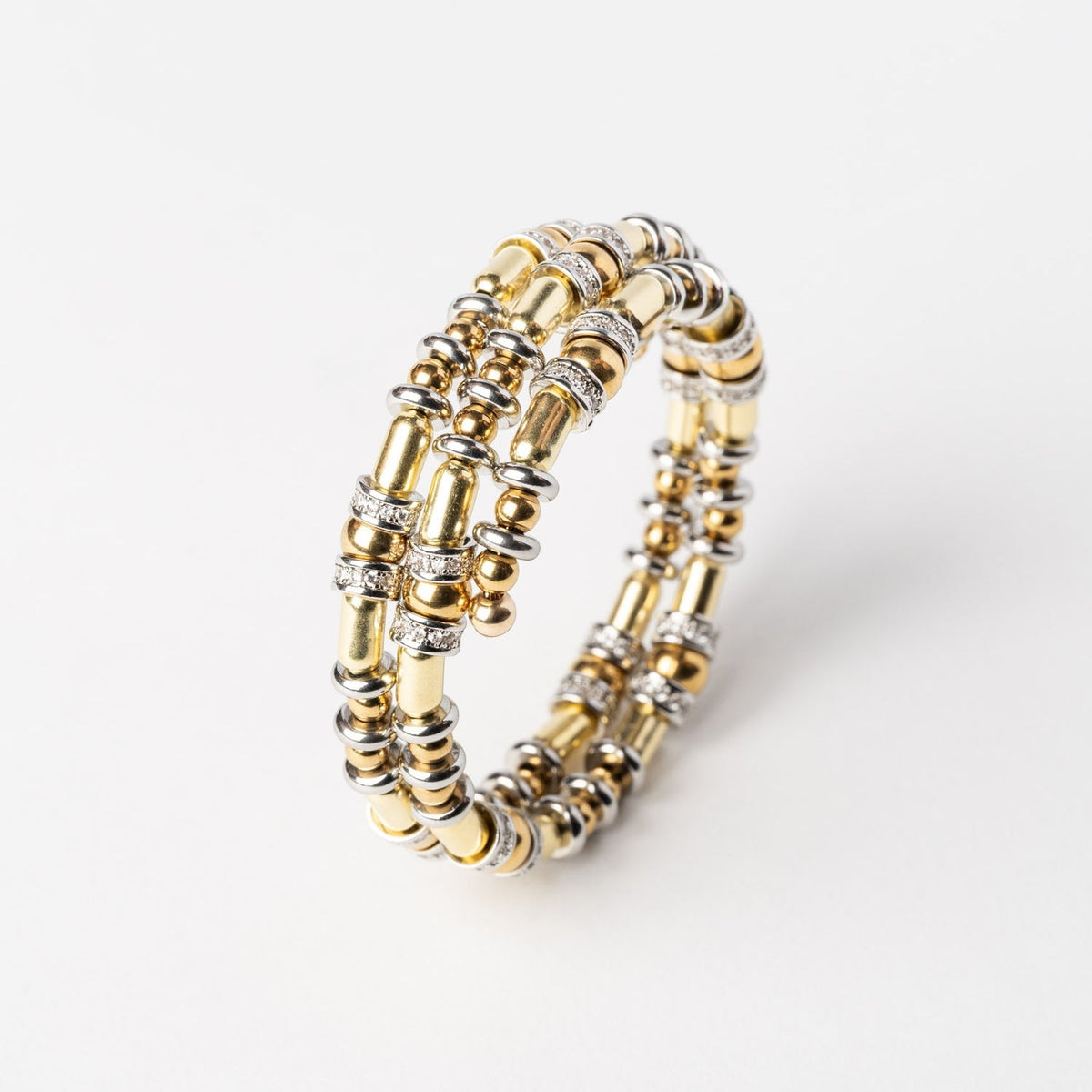 Disc Bracelet Gold & Silver – Sigal Paris
