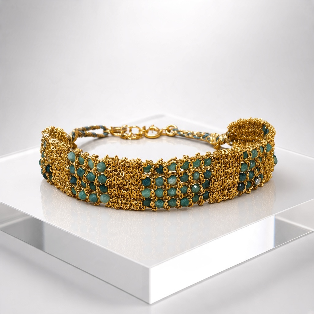 Stones Blue Tourmaline Bracelet