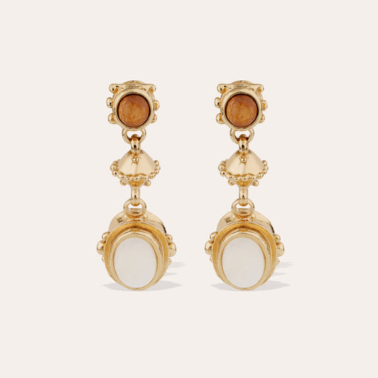 Amarante 3 Earrings Mother of Pearl