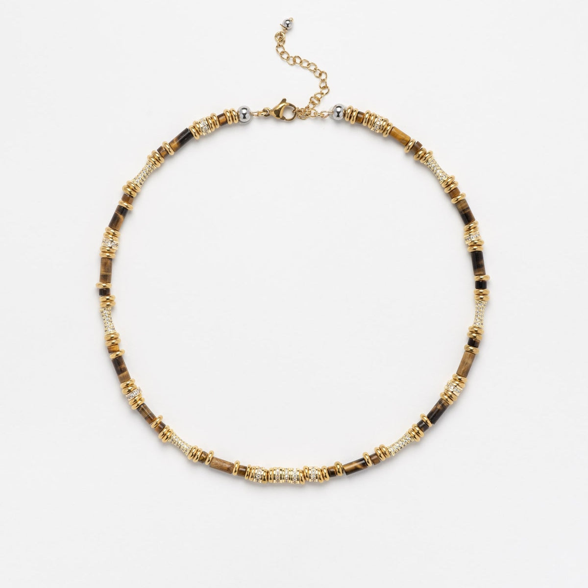 Yara Shiny Necklace Camel – Sigal Paris