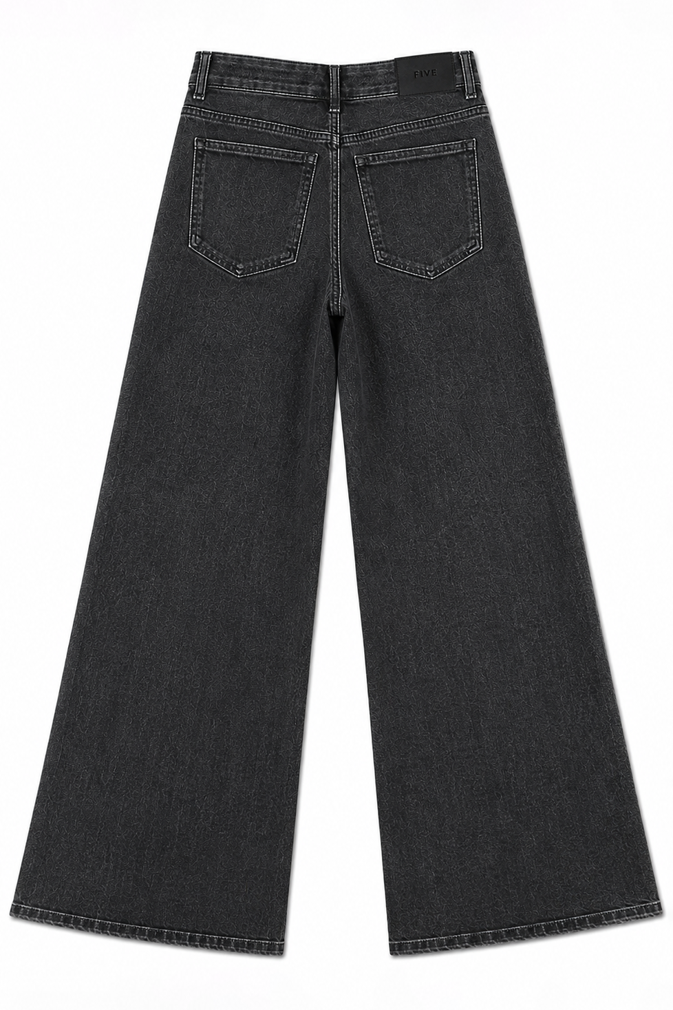 Jessy Wide-Leg Jeans Grey – FIVE Paris