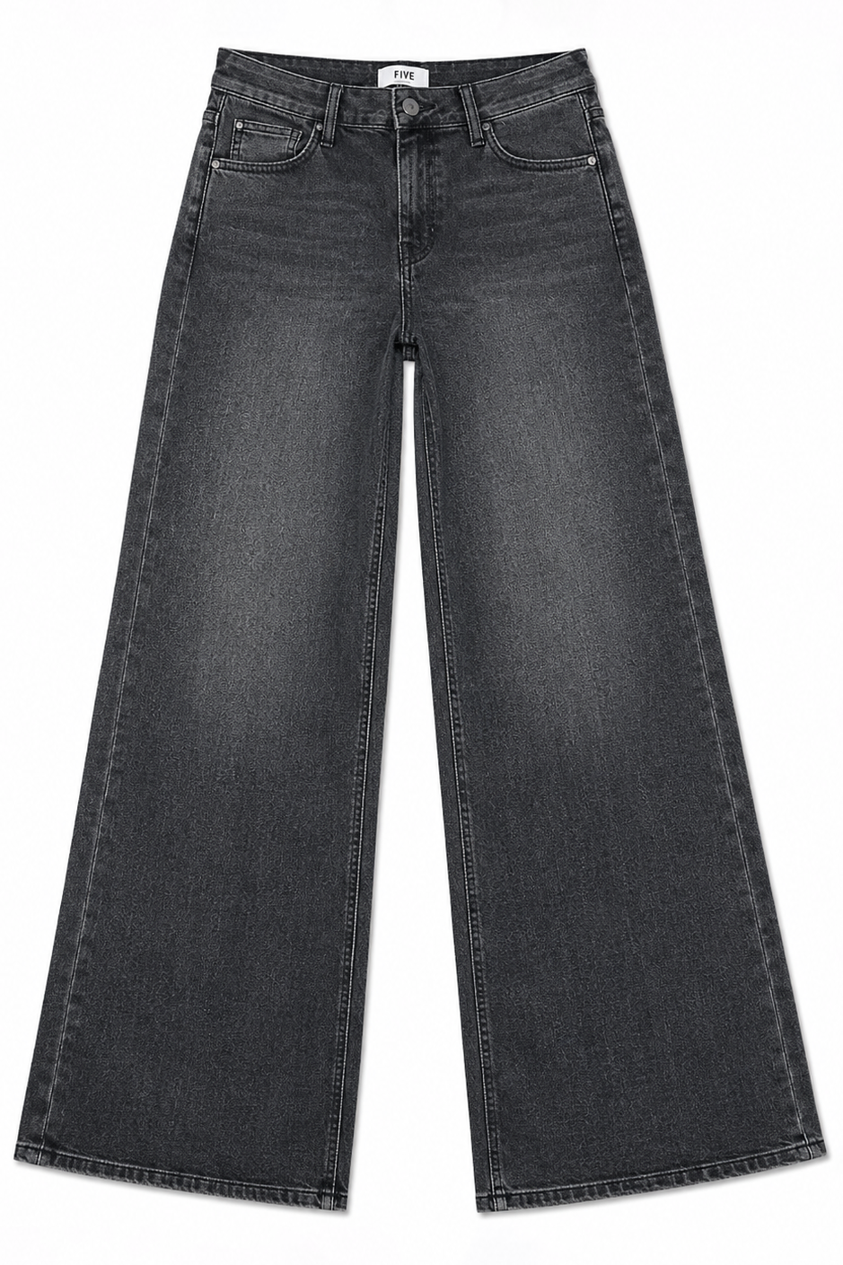 Jessy Wide-Leg Jeans Grey – FIVE Paris
