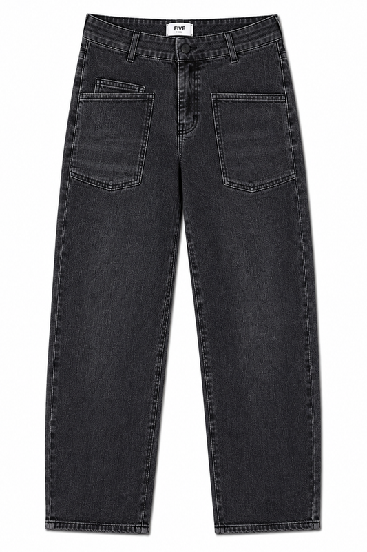 Lya Worker Jeans Grey – FIVE Paris