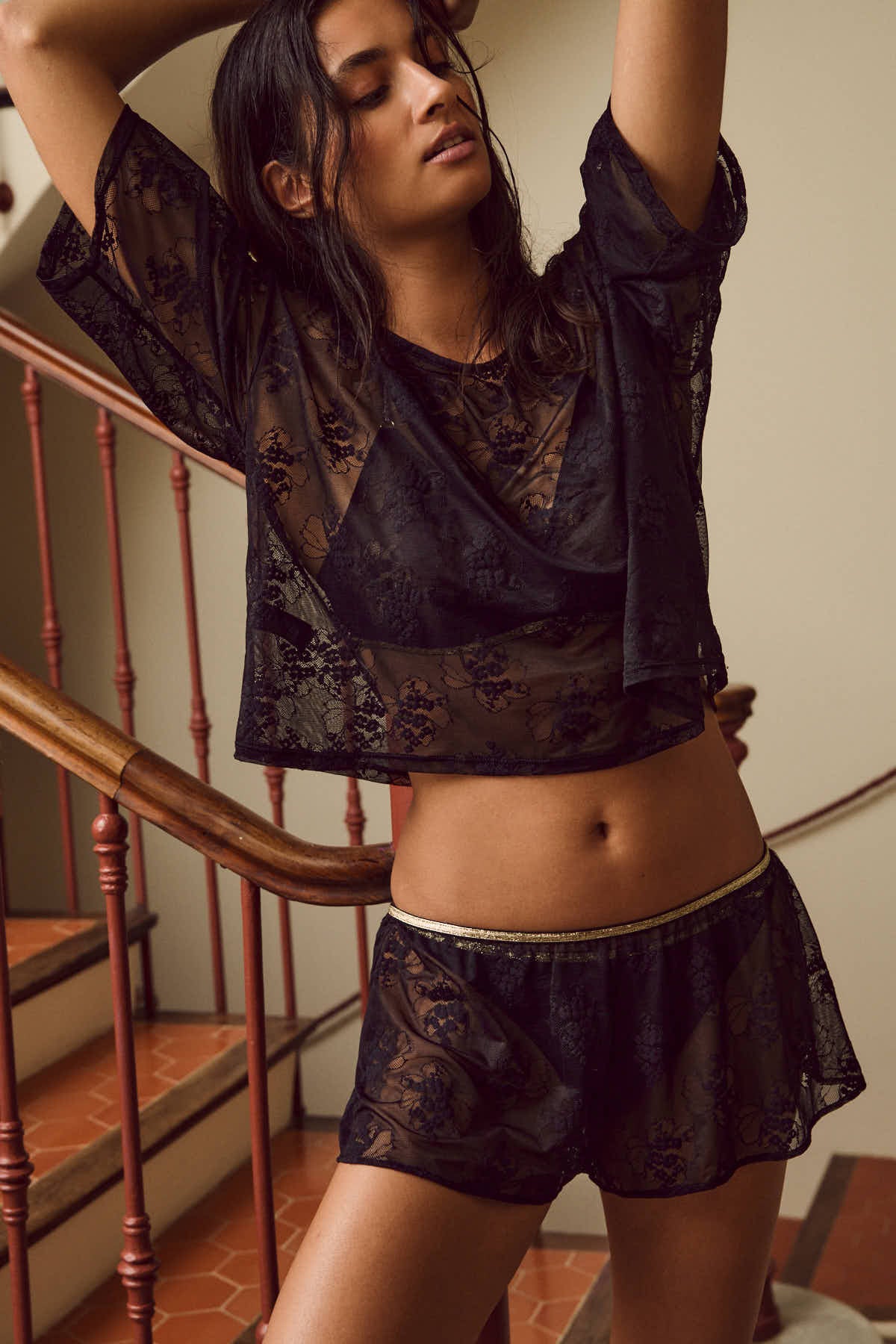 Abel Lace Shorts Black – La Nouvelle
