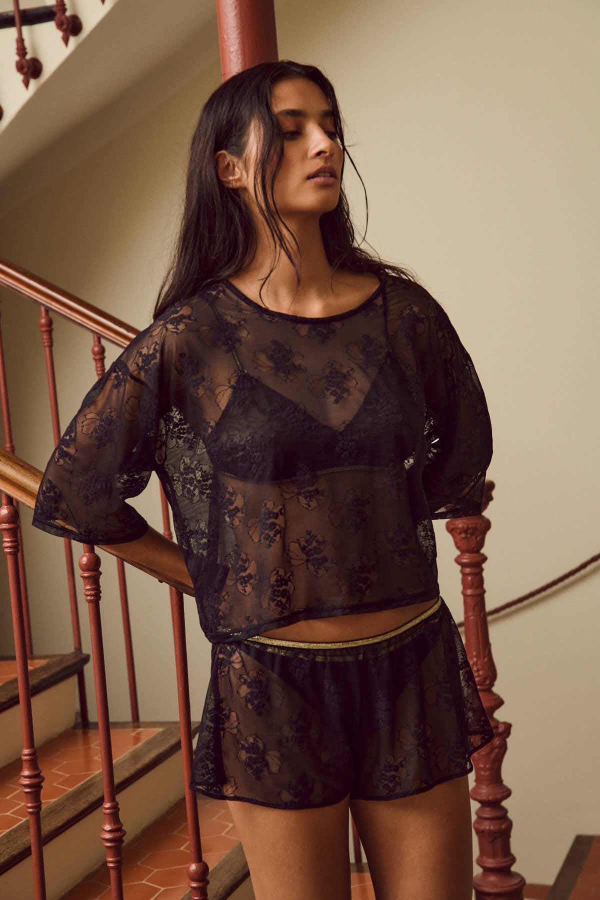 Abel Lace Shorts Black – La Nouvelle