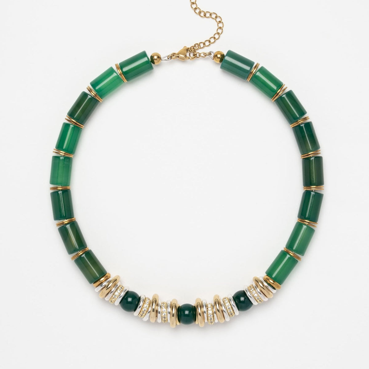 Nevada Necklace Green – Sigal Paris