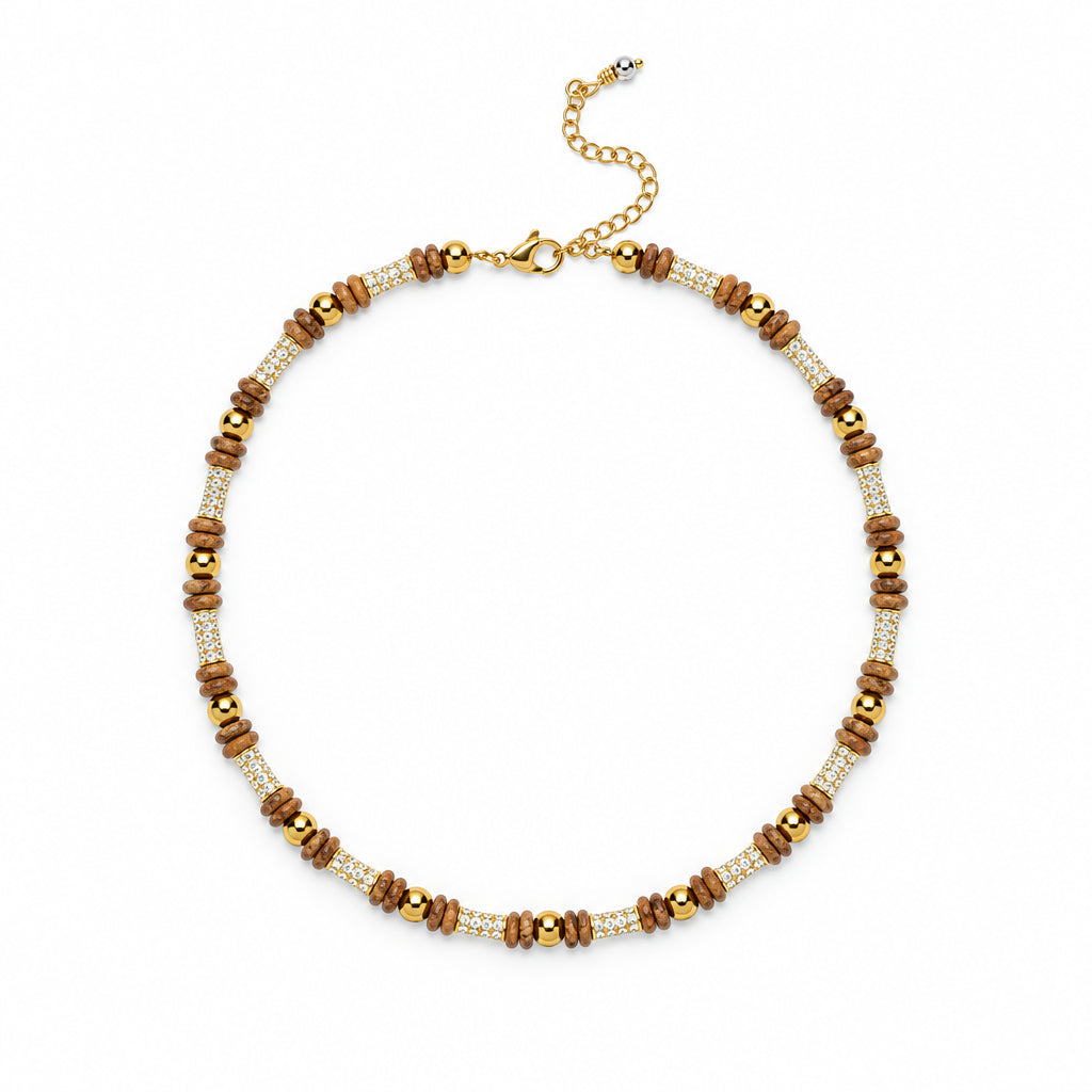 Dakota Necklace Camel – Sigal Paris